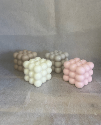 Bougie moulé Cubes