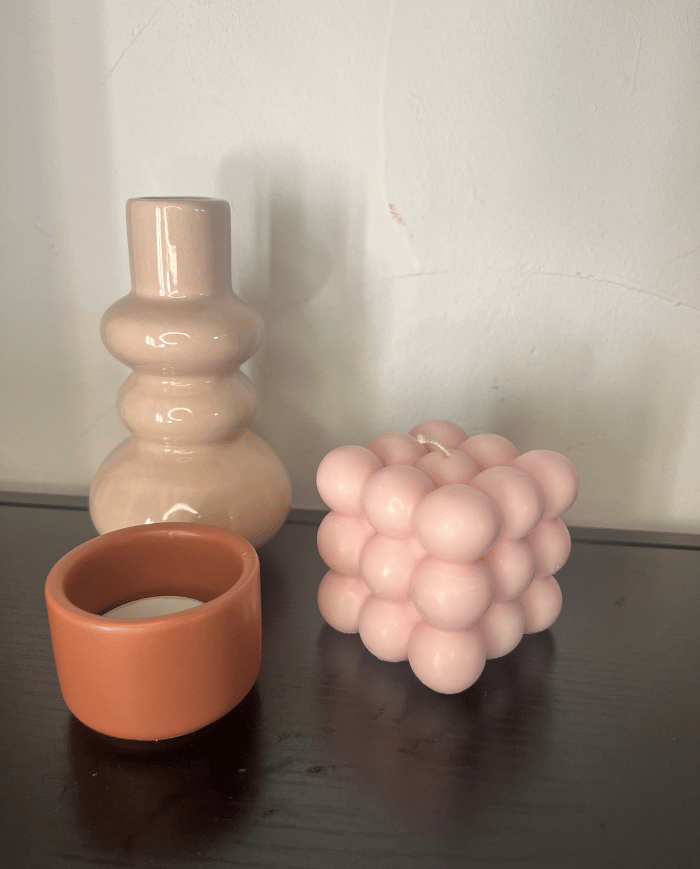 Bougie moulé Cubes